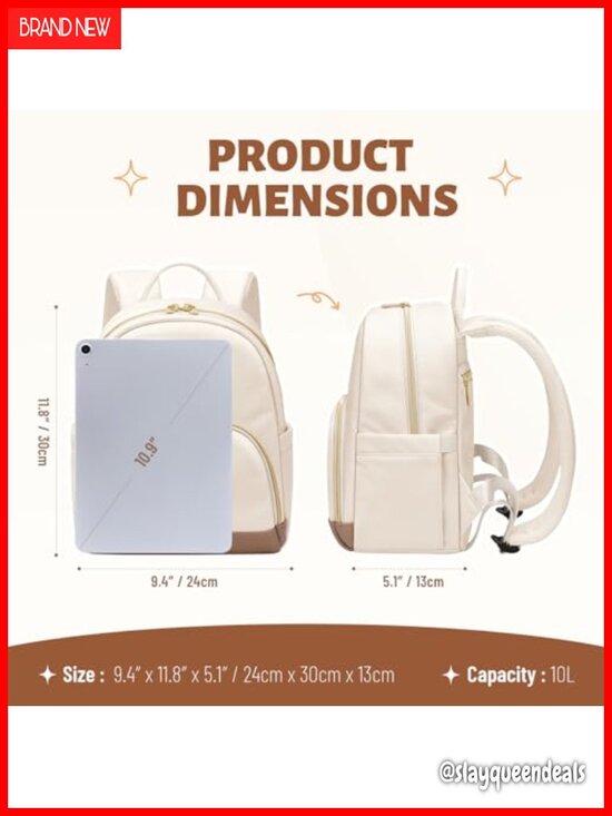 Women\'s Lightweight Mini Backpack Daypack Cute Bookbag Casual Travel Fit iPad main image 4